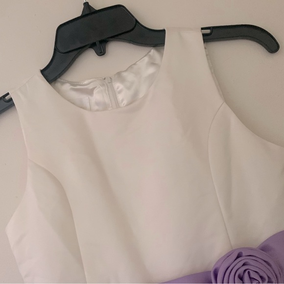 American Princess Formal Off-White Sleeveless A-Line Occasion Dress - Picture 2 of 6